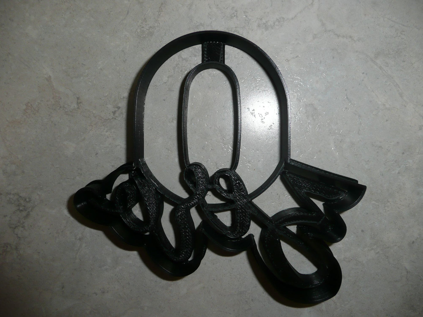 Number Zero 0 Fancy Word Birthday Anniversary Cookie Cutter Made In USA PR2999