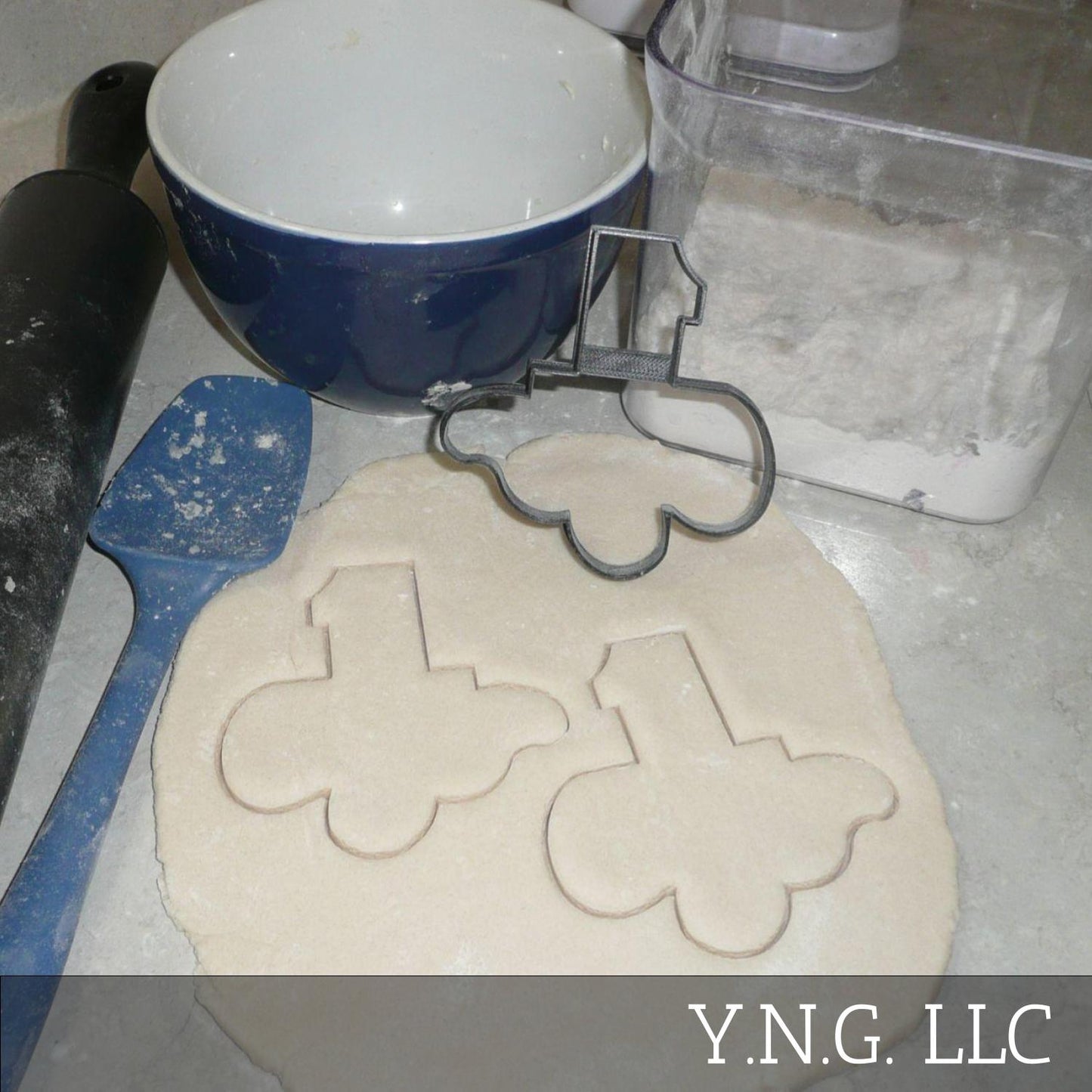 Number One 1 Outline Fancy Word Birthday Cookie Cutter Made In USA PR3001