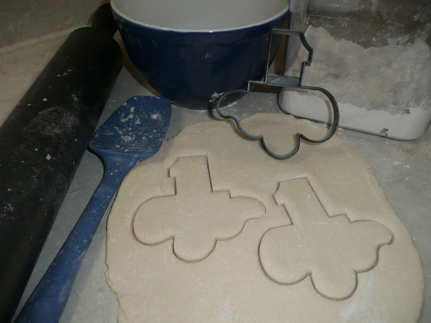 Number One 1 Outline Fancy Word Birthday Cookie Cutter Made In USA PR3001