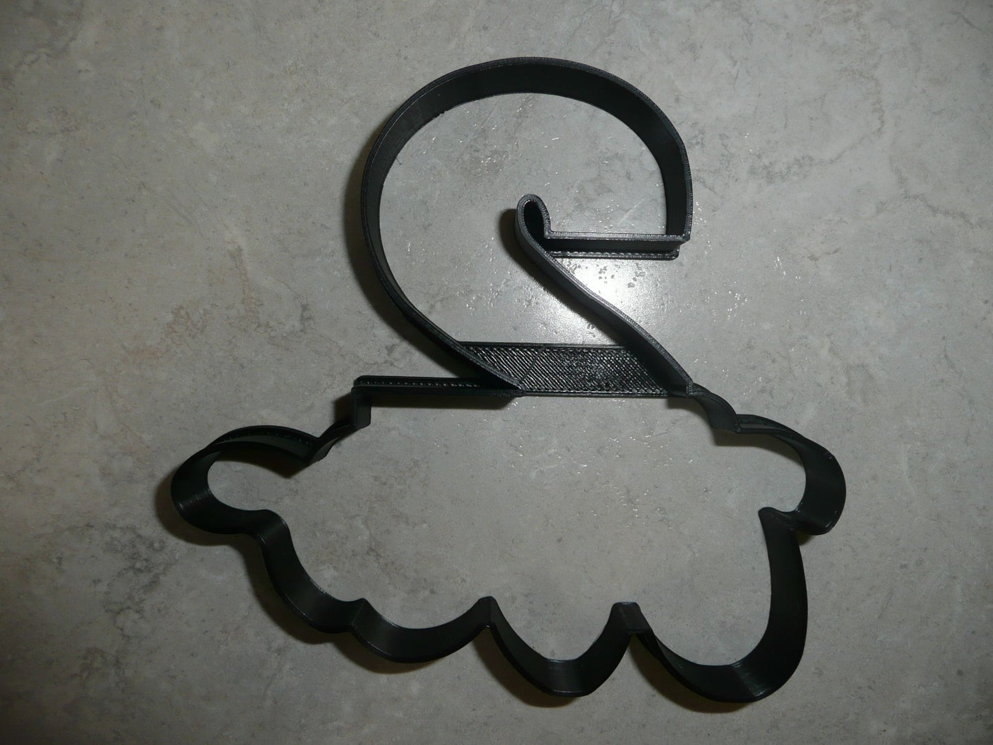 Number Two 2 Outline Fancy Word Birthday Cookie Cutter Made In USA PR3002