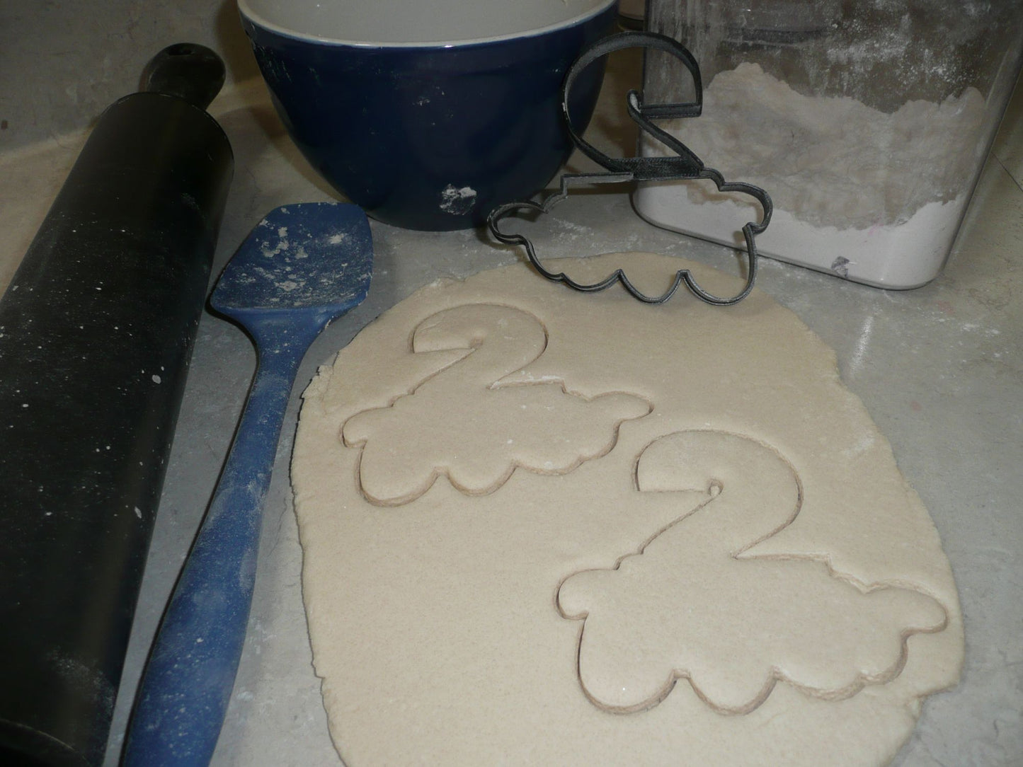 Number Two 2 Outline Fancy Word Birthday Cookie Cutter Made In USA PR3002