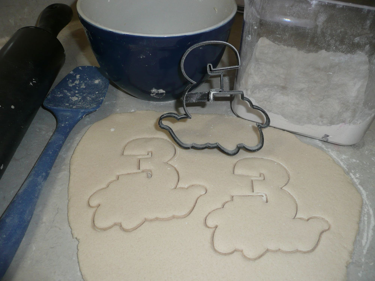 Number Three 3 Outline Fancy Word Birthday Cookie Cutter Made In USA PR3003