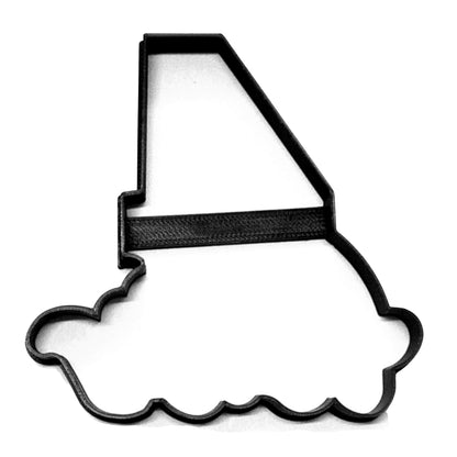 Number Four 4 Outline Fancy Word Birthday Cookie Cutter Made In USA PR3004