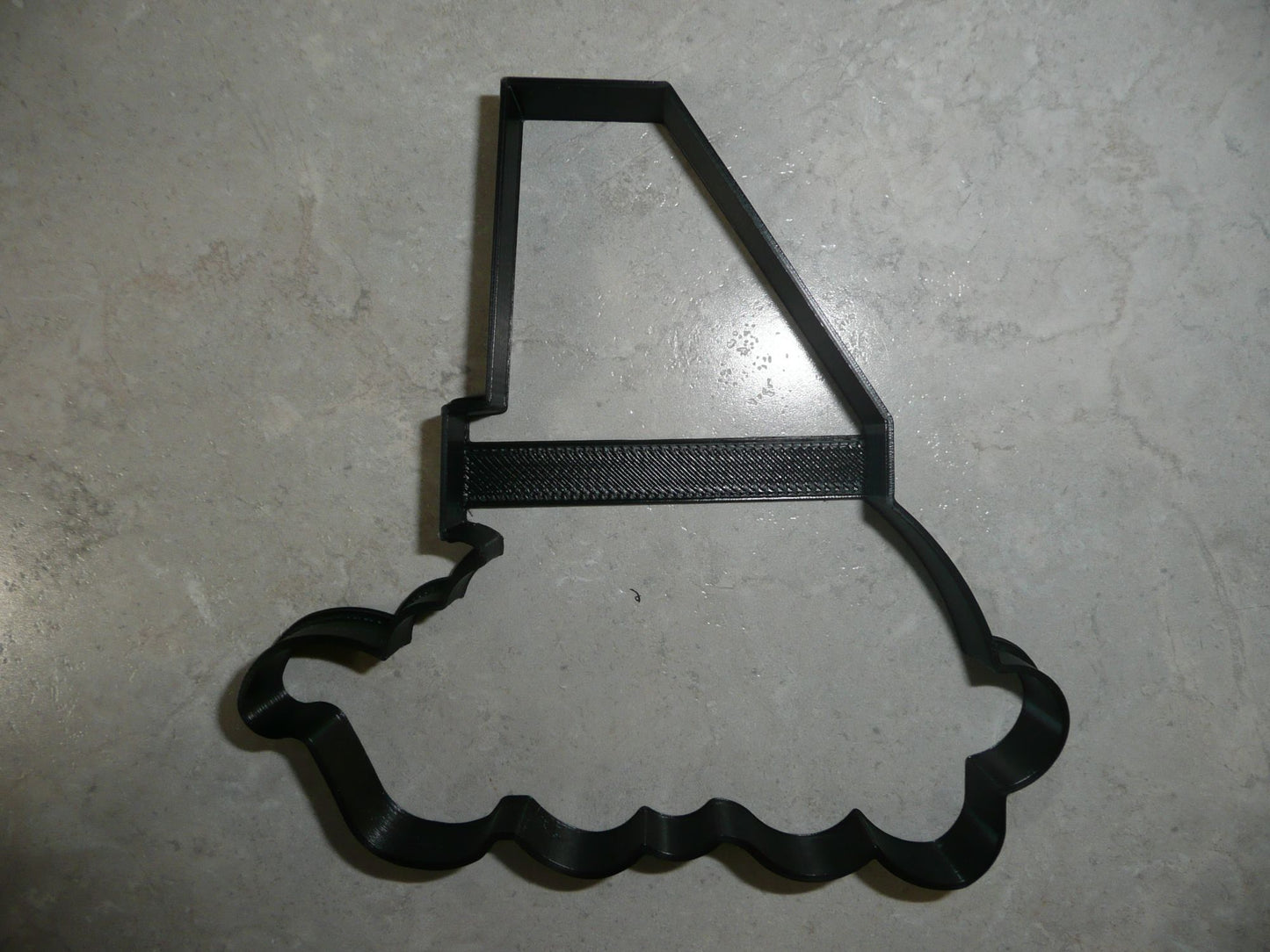 Number Four 4 Outline Fancy Word Birthday Cookie Cutter Made In USA PR3004