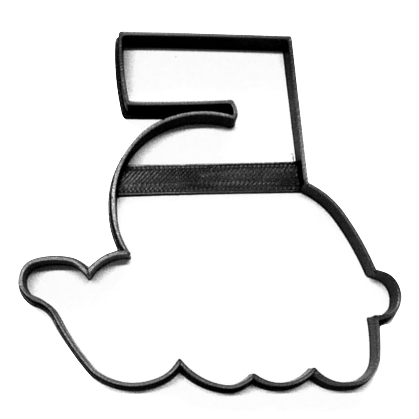 Number Five 5 Outline Fancy Word Birthday Cookie Cutter Made In USA PR3005