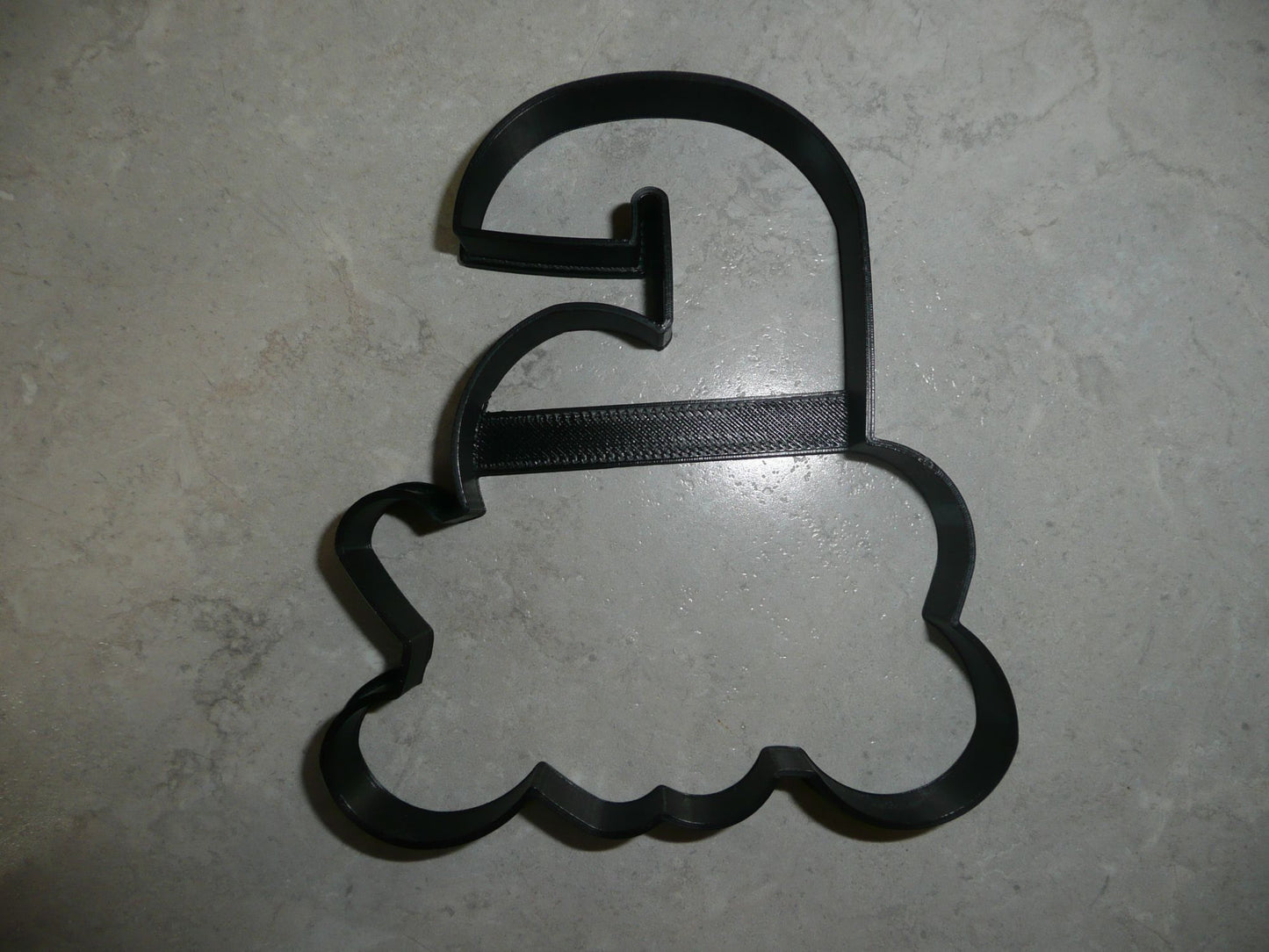 Number Six 6 Outline Fancy Word Birthday Cookie Cutter Made In USA PR3006