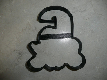 Number Six 6 Outline Fancy Word Birthday Cookie Cutter Made In USA PR3006