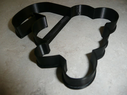 Number Six 6 Outline Fancy Word Birthday Cookie Cutter Made In USA PR3006