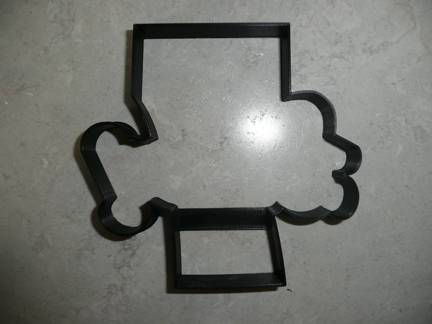 Number Seven 7 Outline Fancy Word Birthday Cookie Cutter Made In USA PR3007