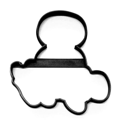 Number Eight 8 Outline Fancy Word Birthday Cookie Cutter Made In USA PR3008