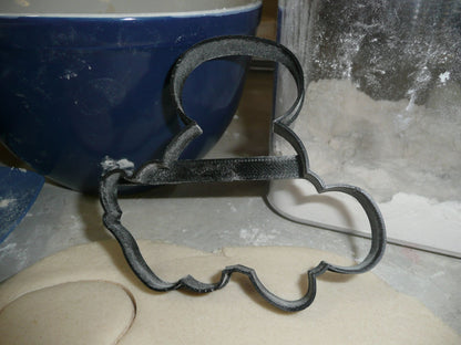 Number Eight 8 Outline Fancy Word Birthday Cookie Cutter Made In USA PR3008