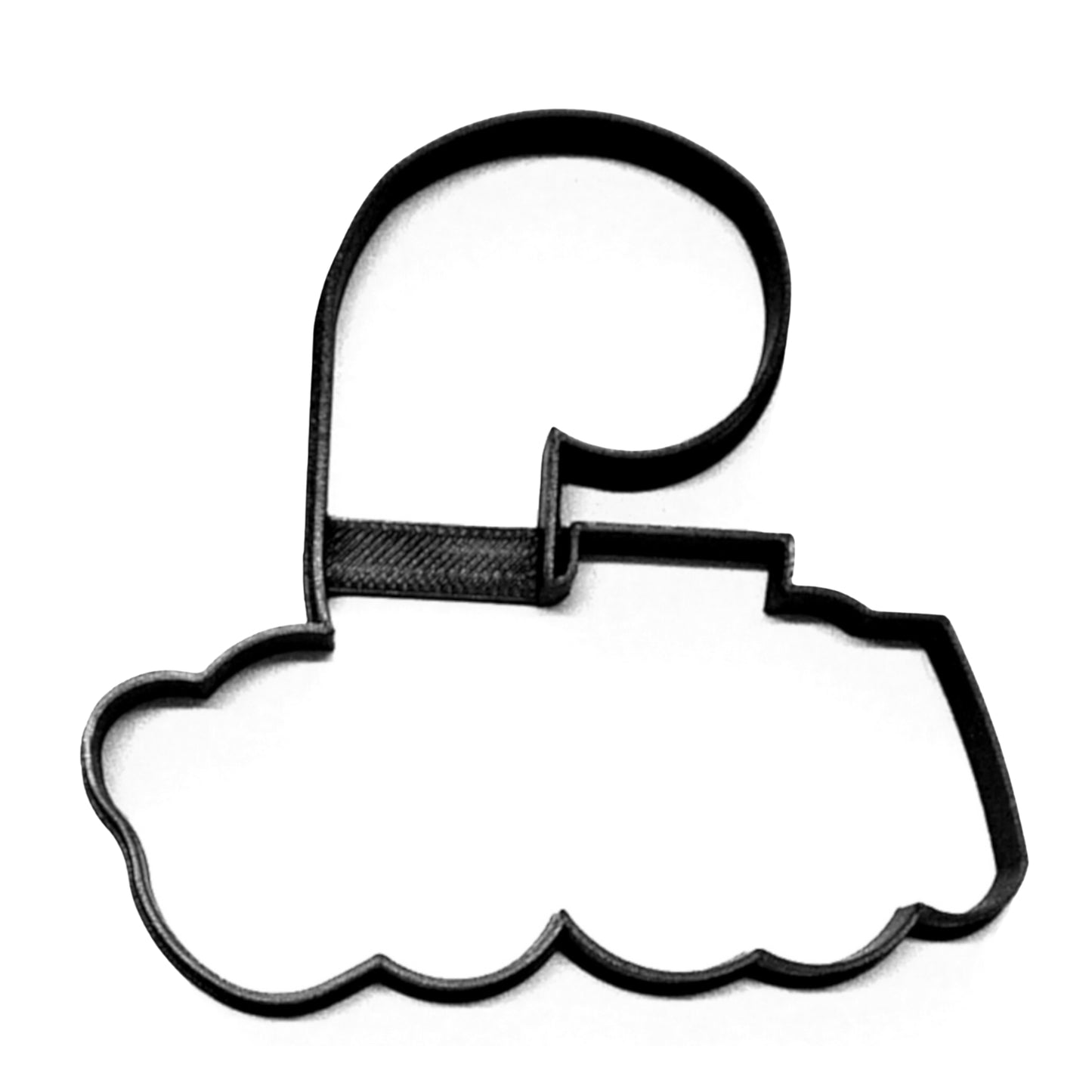 Number Nine 9 Outline Fancy Word Birthday Cookie Cutter Made In USA PR3009