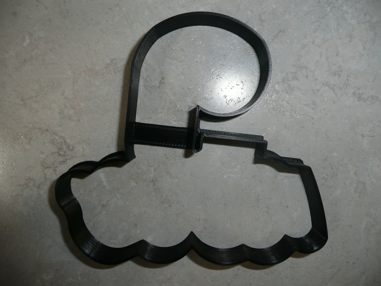 Number Nine 9 Outline Fancy Word Birthday Cookie Cutter Made In USA PR3009