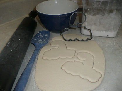 Number Nine 9 Outline Fancy Word Birthday Cookie Cutter Made In USA PR3009