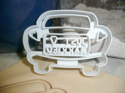 Just Married Sign On Wedding Getaway Car Cookie Cutter Made In USA PR3012