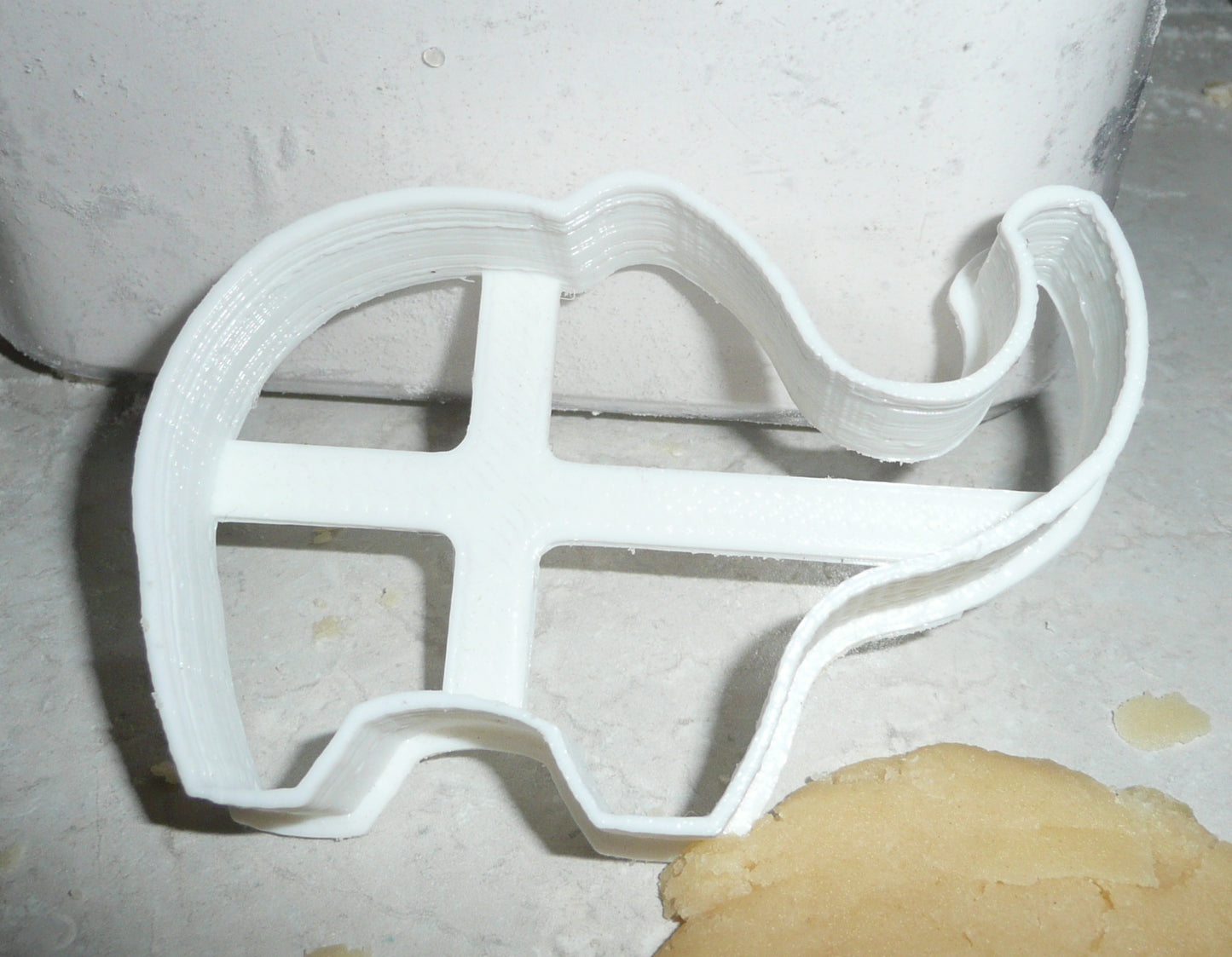 Elephant Outline Cookie Cutter Baking Tool Made In USA PR310