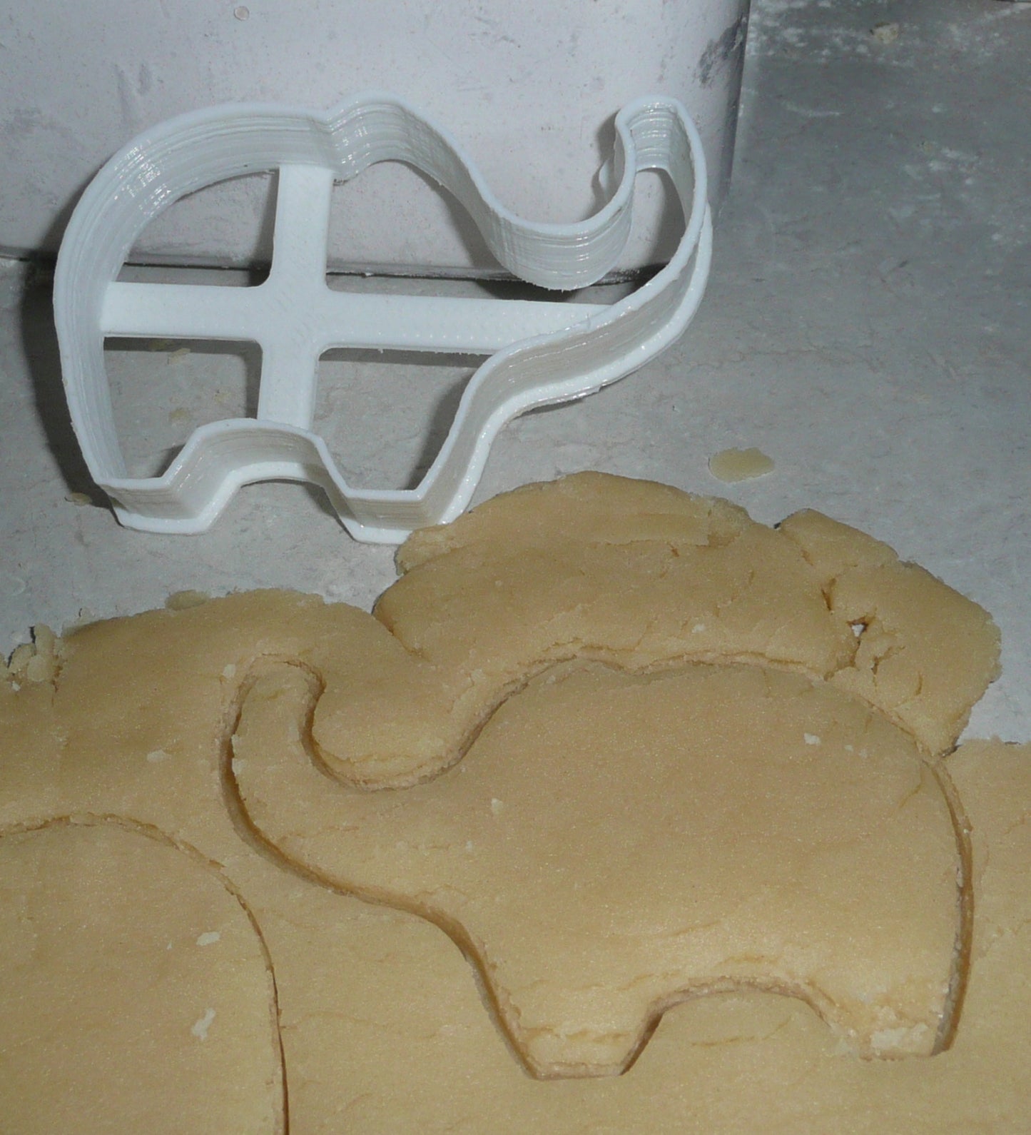Elephant Outline Cookie Cutter Baking Tool Made In USA PR310