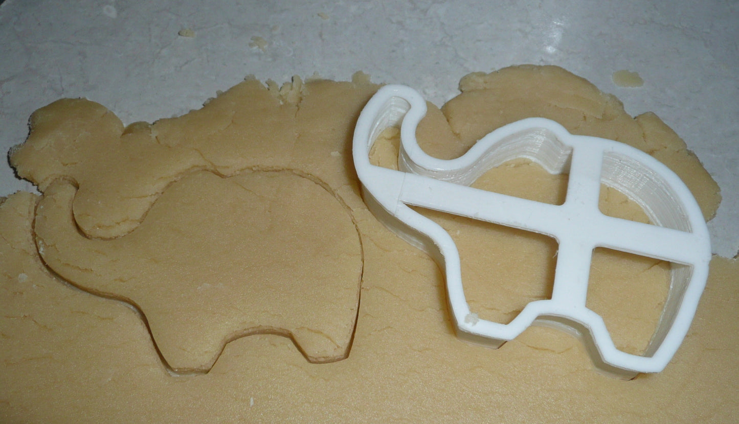Elephant Outline Cookie Cutter Baking Tool Made In USA PR310