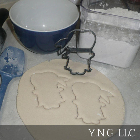 Indian Girl Outline Long Hair Native American Cookie Cutter Made In USA PR3101
