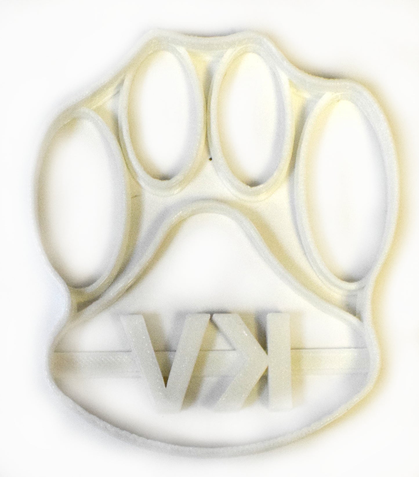 KVHS Kankakee Valley Cougar KV Paw Cookie Cutter Made in USA PR314