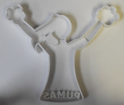 Saint Josephs College Pumas Cheerleader Cookie Cutter Made in USA PR317