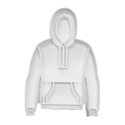 6x Hoodie Hooded Sweatshirt Fondant Cutter Cupcake Topper 1.75 IN USA FD3204