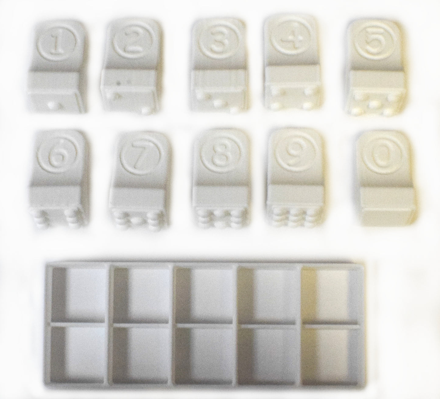 Dominoes Game Set of 12 Cookie Stamps and Cutters Made in USA PR326