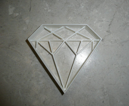 Diamond Stone Engagement Wedding Cookie Cutter Made In USA PR406