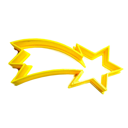 6x Shooting Star Fondant Cutter Cupcake Topper 1.75 IN USA FD407