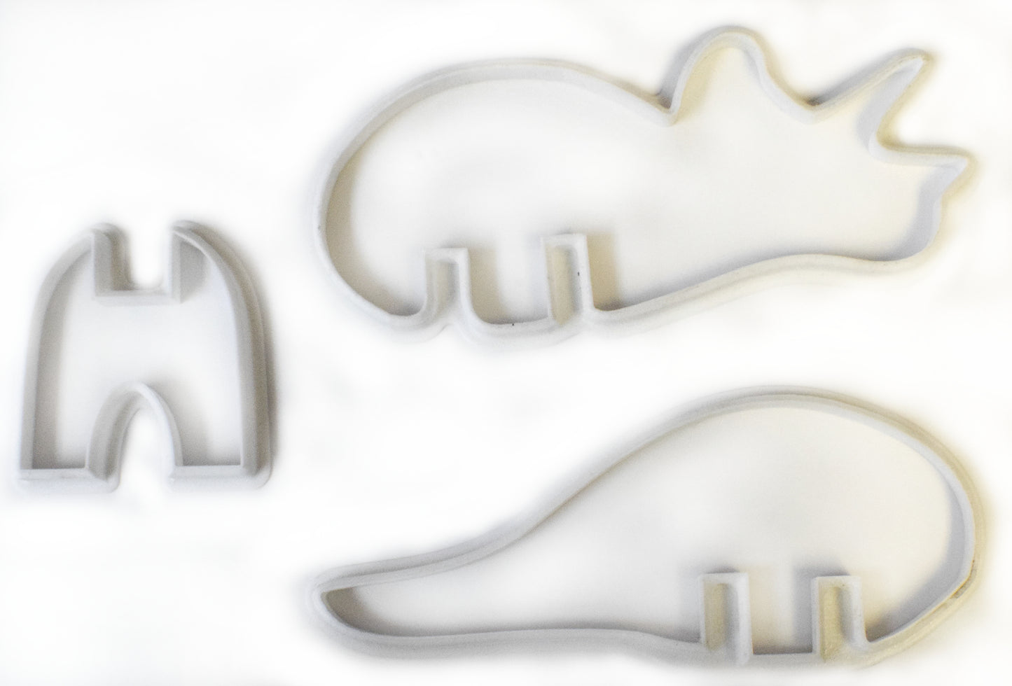 3D Triceratops Dinosaur 3 Piece Set Cookie Cutter Made in USA PR408