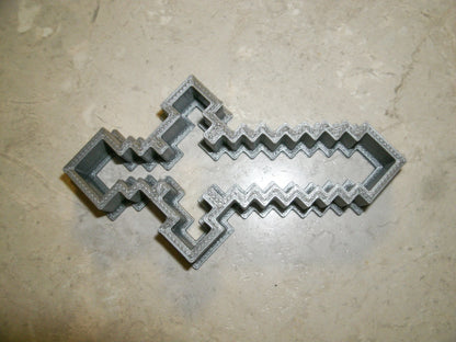 Minecraft Sword Shape Video Game Cookie Cutter Made In USA PR426