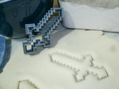 Minecraft Sword Shape Video Game Cookie Cutter Made In USA PR426