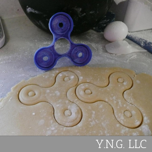Fidget Spinner Toy Shape Cookie Cutter Made In USA PR444