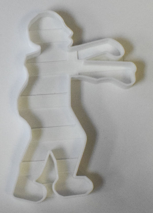 6x Zombie Halloween Fondant Cutter Cupcake Topper 1.75 IN USA FD449