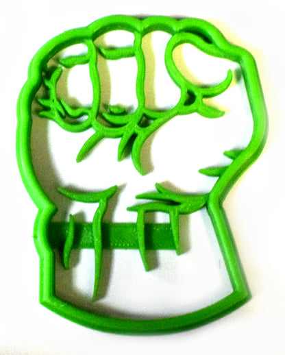 6x Hulk Superhero Fondant Cutter Cupcake Topper 1.75 IN USA FD463
