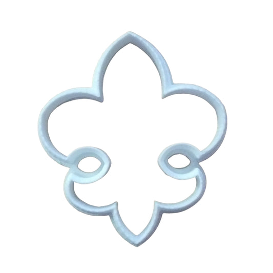 6x Scouts Fleur De Lis Fondant Cutter Cupcake Topper 1.75 IN USA FD473