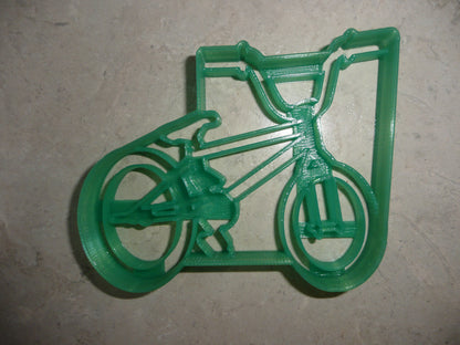 6x BMX Style Sport Bike Fondant Cutter Cupcake Topper 1.75 IN USA FD4915
