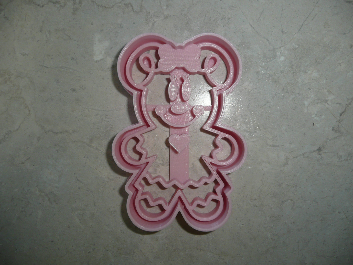 6X Minnie Gingerbread Fondant Cutter Cupcake Topper 1.75 IN USA FD4938