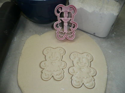 Minnie Gingerbread Christmas Detailed Cookie Cutter Made In USA PR4938