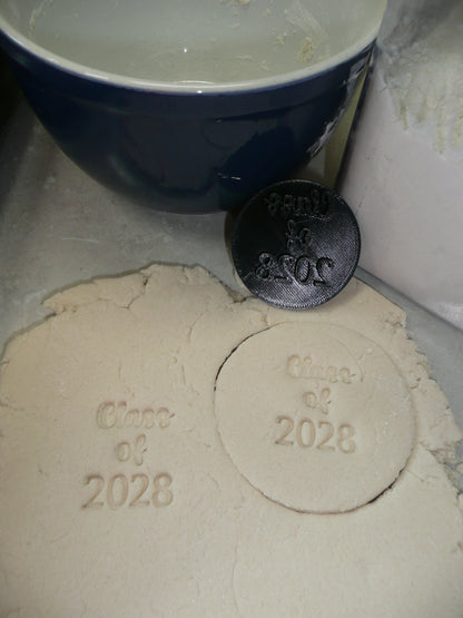 Class Of 2028 Graduate Graduation Cookie Stamp Embosser Made In USA PR4987