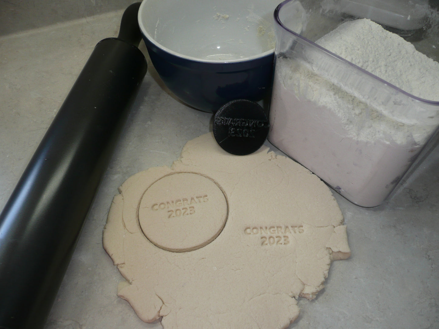 Congrats 2023 Graduate Graduation Cookie Stamp Embosser Made In USA PR4988