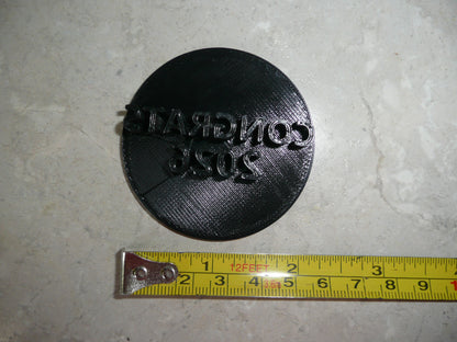 Congrats 2026 Graduate Graduation Cookie Stamp Embosser Made In USA PR4991