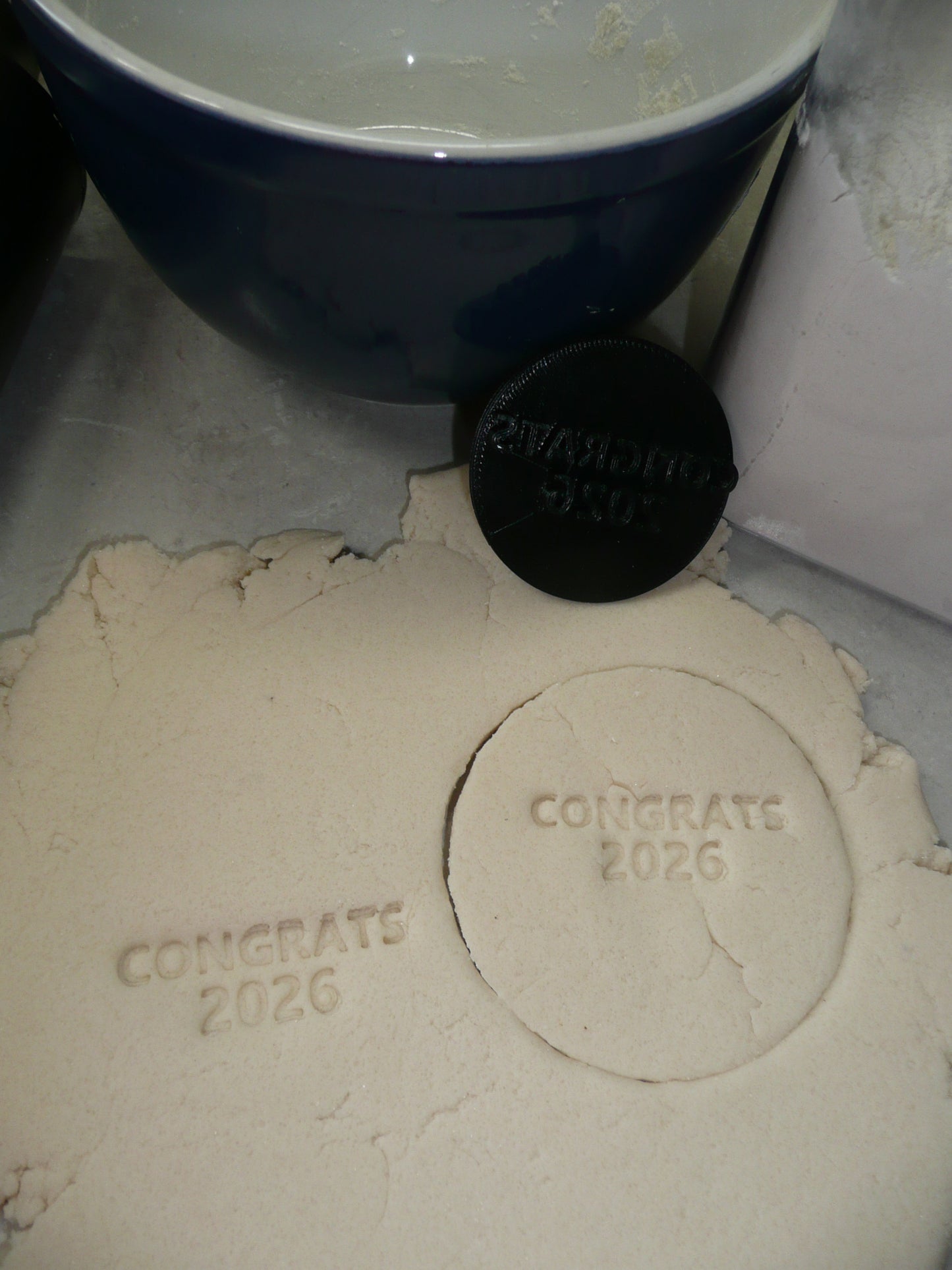 Congrats 2026 Graduate Graduation Cookie Stamp Embosser Made In USA PR4991
