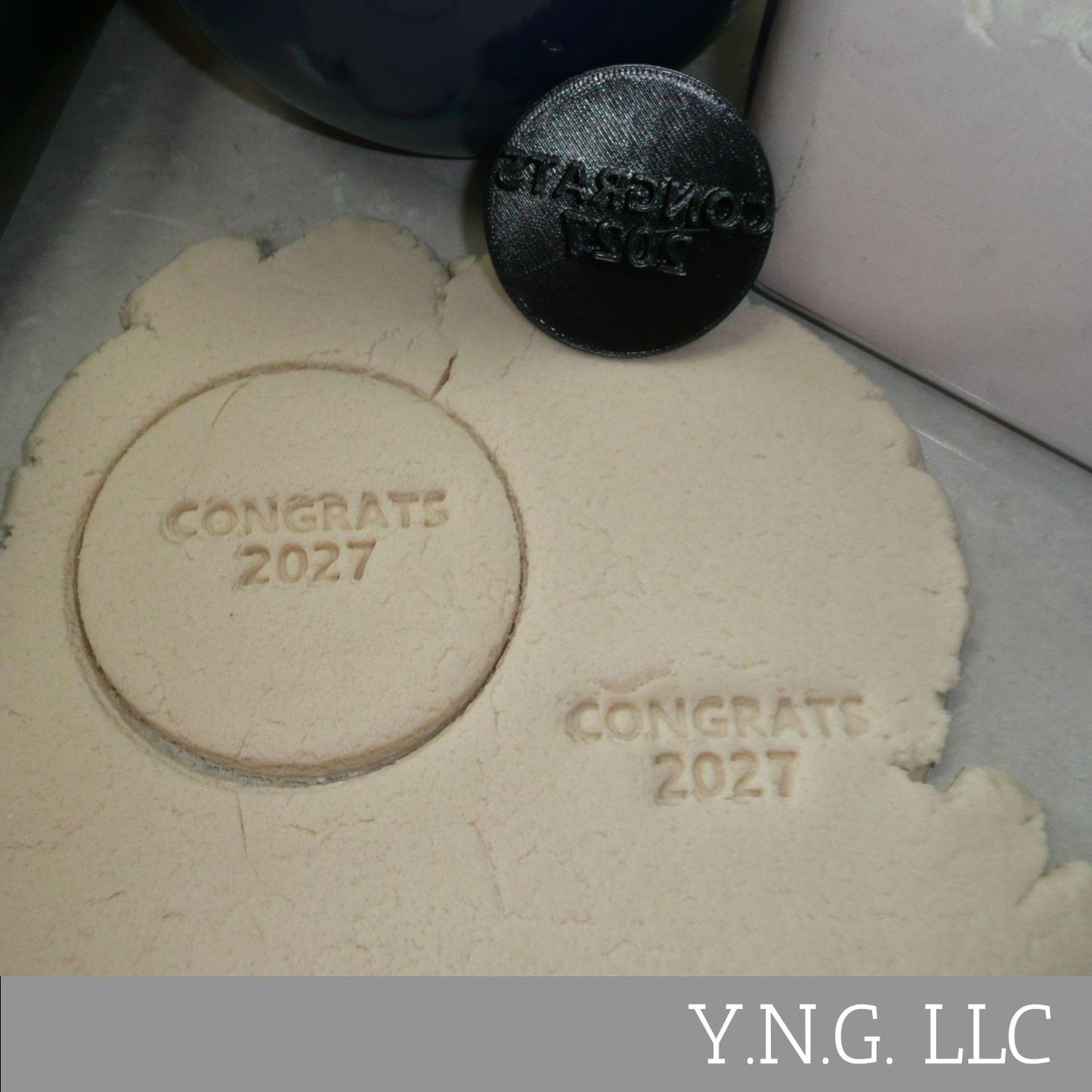 Congrats 2027 Graduate Graduation Cookie Stamp Embosser Made In USA PR4992