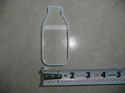 Vintage Style Milk Bottle Jar Outline Cookie Cutter Made In USA PR5028