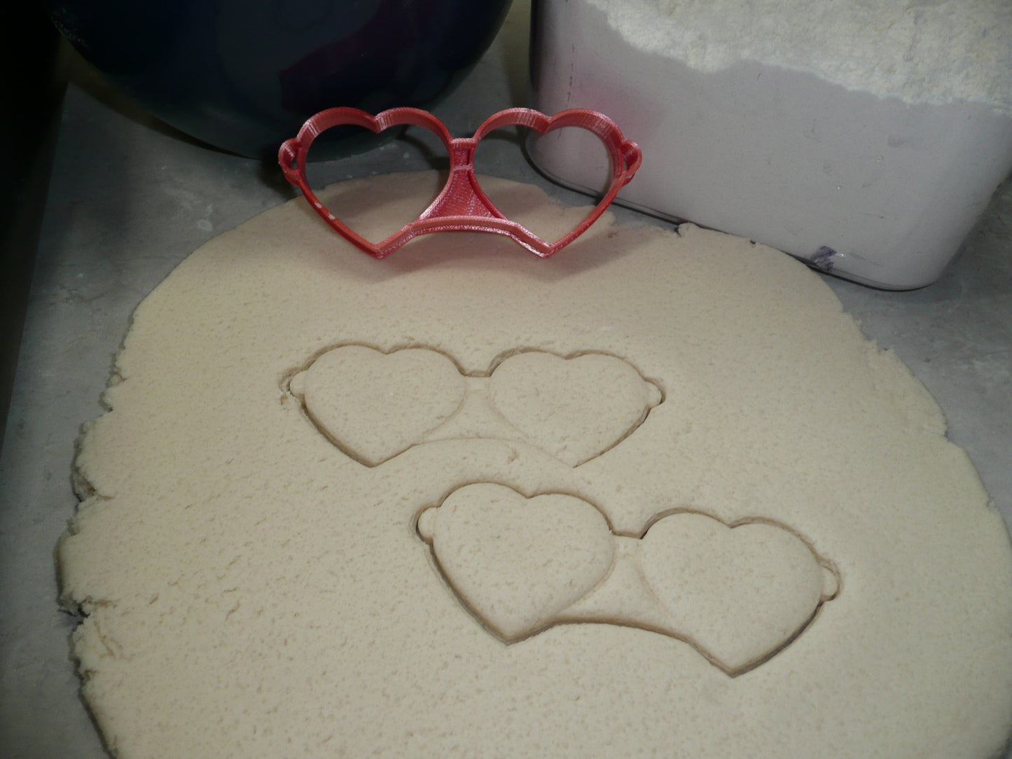 Heart Shape Sunglasses Eye Glasses Detailed Cookie Cutter Made In USA PR5030