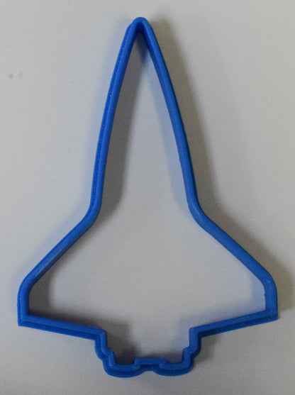 6x Space Shuttle Fondant Cutter Cupcake Topper 1.75 IN USA FD503