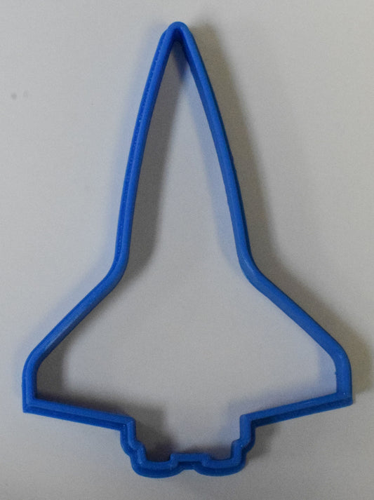 6x Space Shuttle Fondant Cutter Cupcake Topper 1.75 IN USA FD503