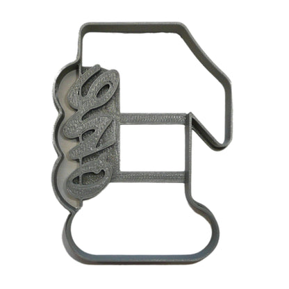 Number 1 With Word On Side Detailed Cookie Cutter Made In USA PR5041