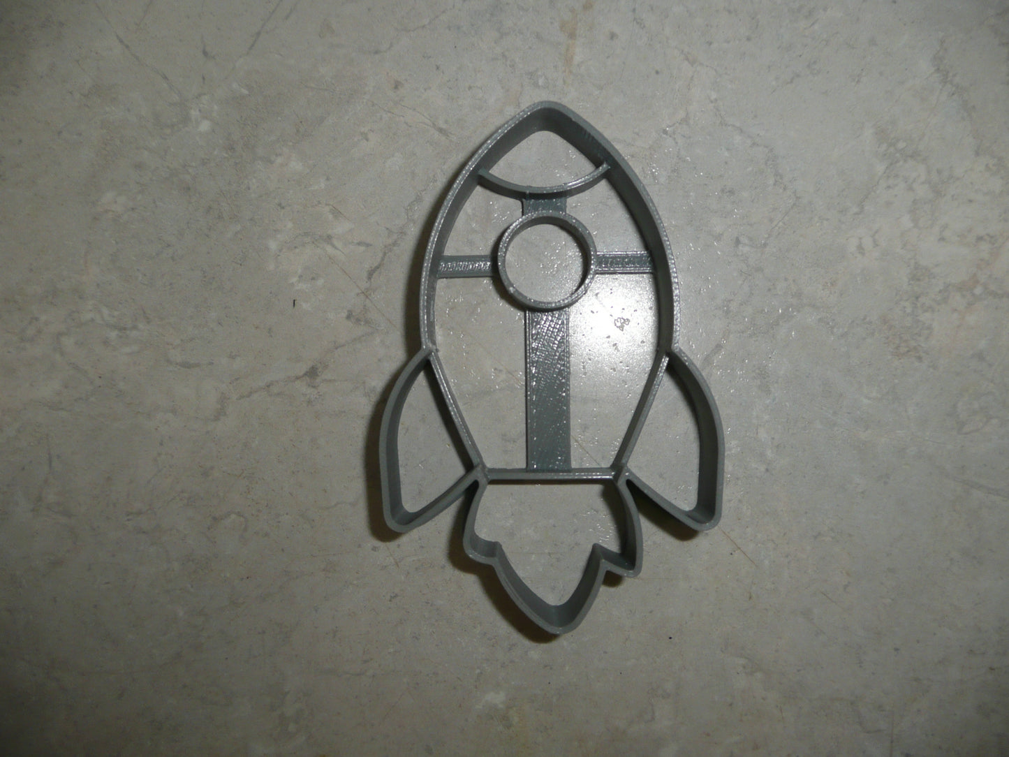 Rocket Launch Space Ship Detailed Cookie Cutter Made In USA PR5069